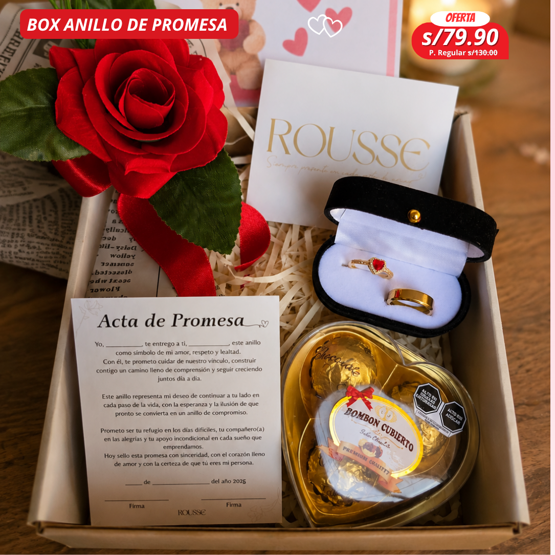 BOX ANILLO PROMESA