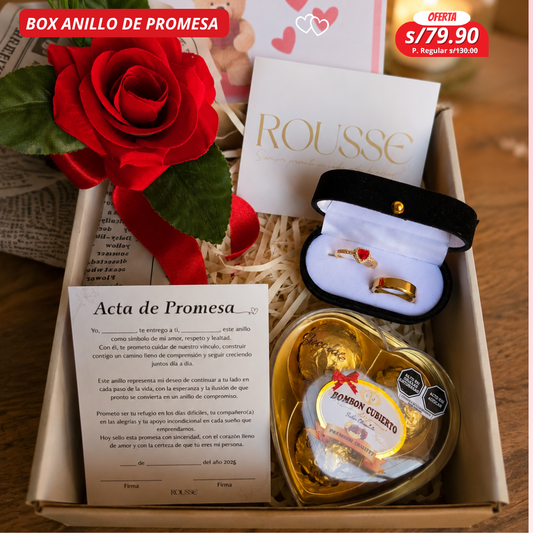 BOX ANILLO PROMESA